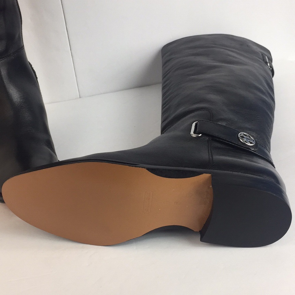 Coach Marina  Women's Leather Riding Boots - Picture 5 of 8